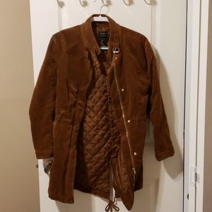 long brown coat